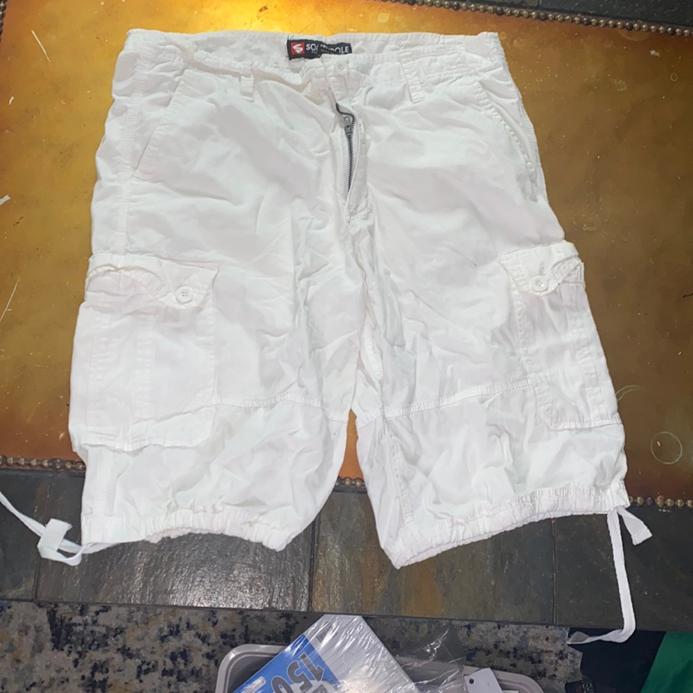 Drawstring Cargo Shorts